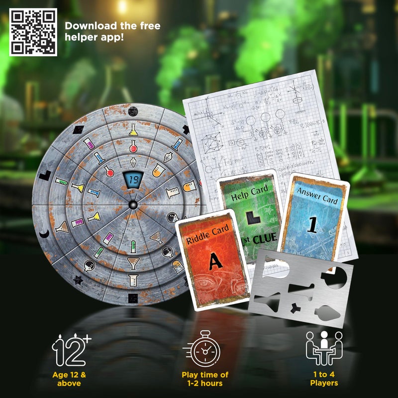 Thames & Kosmos Exit: The Secret Lab | Exit: The Game - A Kosmos Game | Kennerspiel Des Jahres Winner | Family-Friendly, Card-Based at-Home Escape Room Experience for 1 to 4 Players, Ages 12+ - Image 2